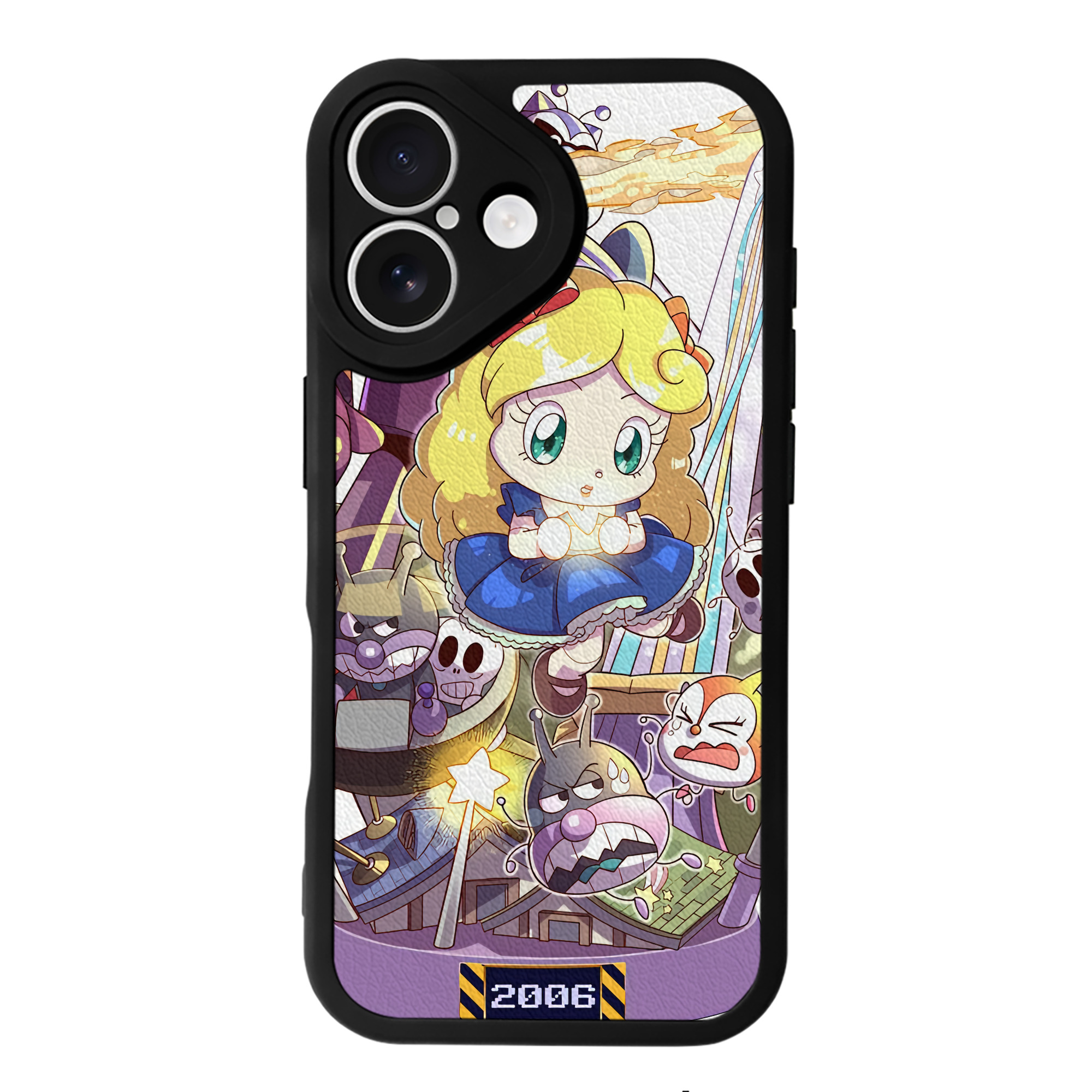 （画像用） アンパンマン Anpanman 【iPhone 16シリーズ対応】シリコンスマホケース（レザー調） 材質：シリコン